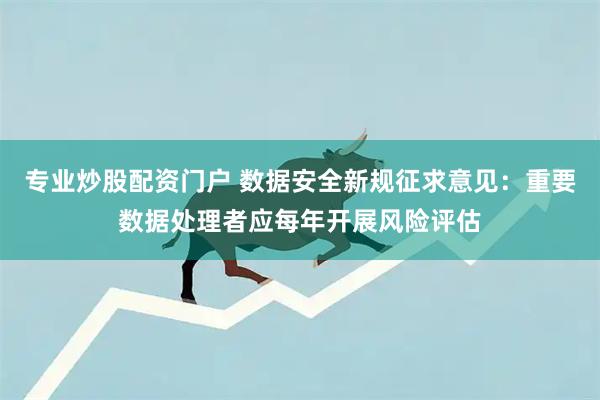 专业炒股配资门户 数据安全新规征求意见：重要数据处理者应每年开展风险评估